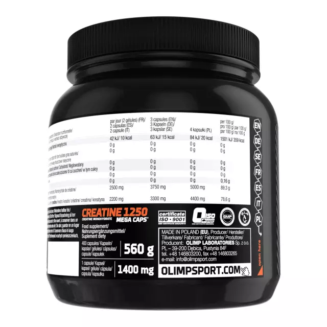 Olimp Creatine Mega Caps – Bild 3