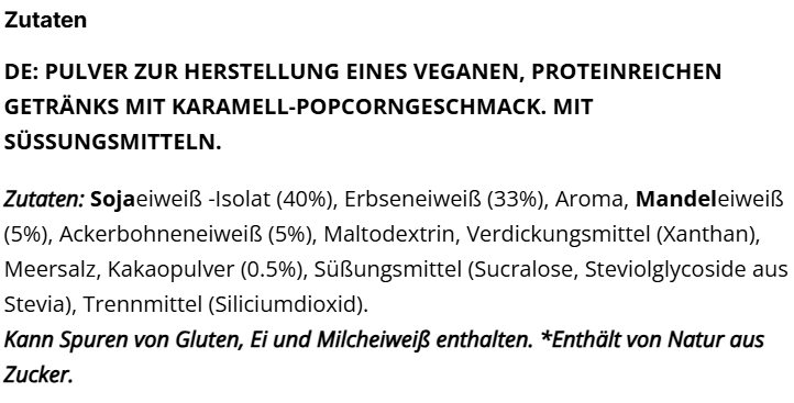Inlead Vegan Protein 500g – Bild 8