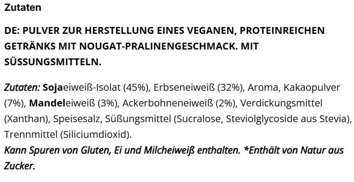Inlead Vegan Protein 500g – Bild 9