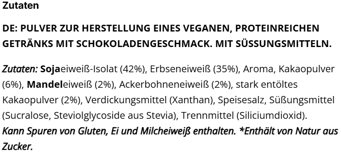 Inlead Vegan Protein 500g – Bild 10