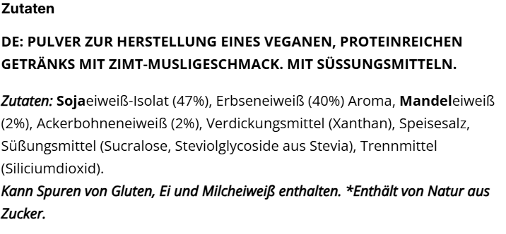 Inlead Vegan Protein 500g – Bild 11