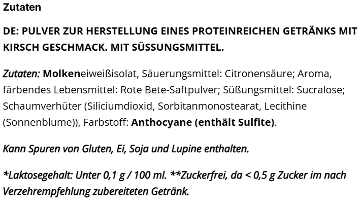 Inlead Clear Whey Isolate 500g – Bild 7