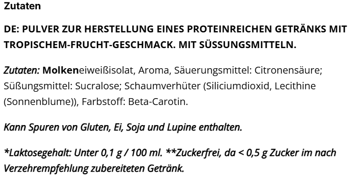 Inlead Clear Whey Isolate 500g – Bild 8