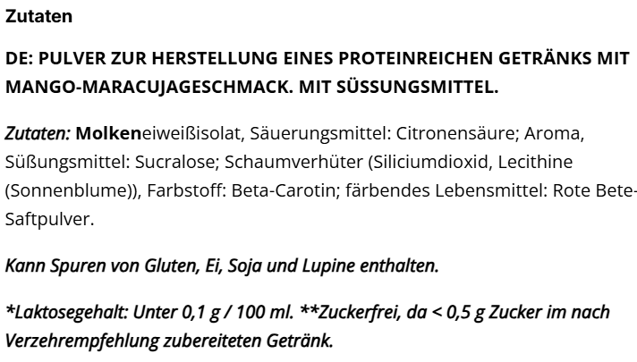 Inlead Clear Whey Isolate 500g – Bild 9