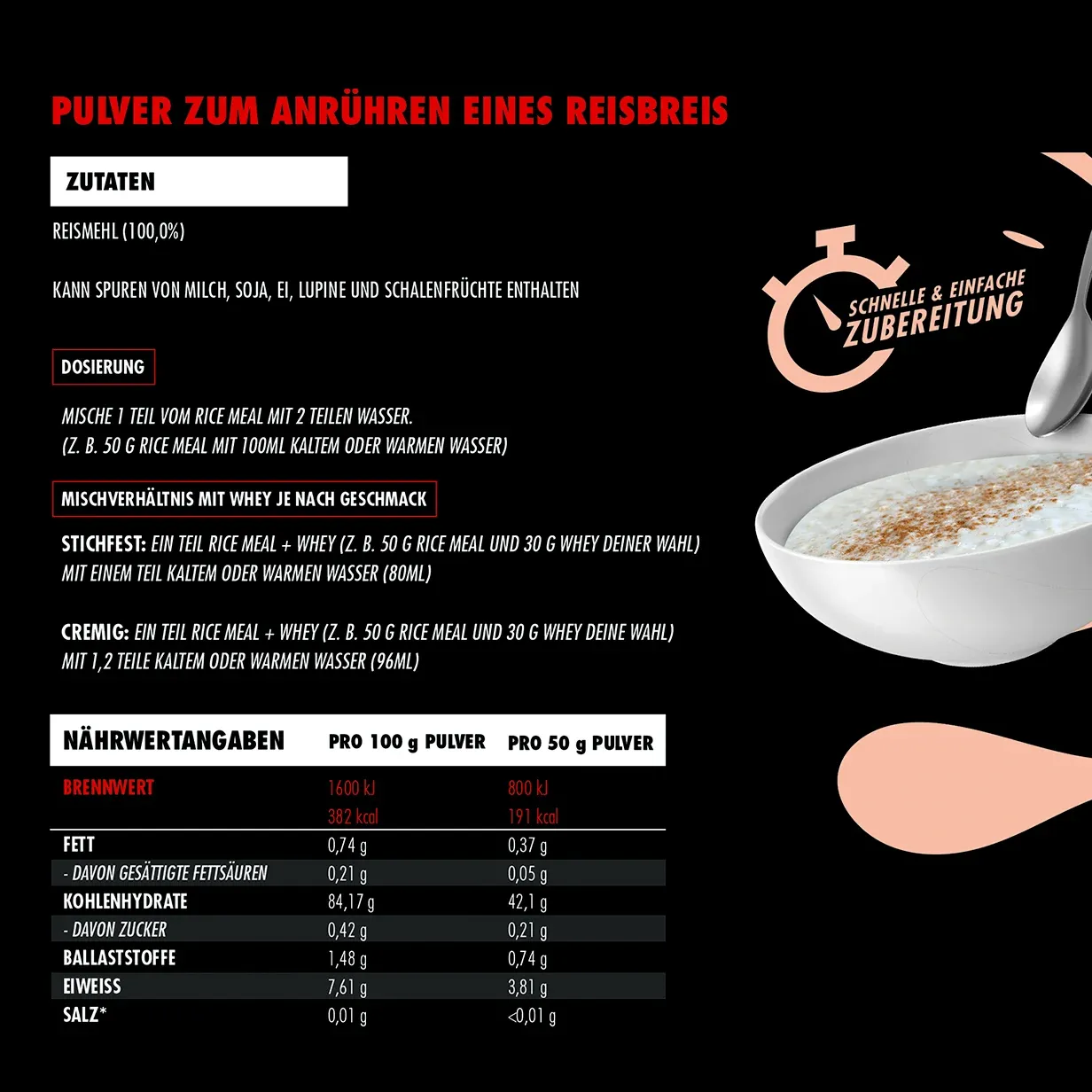 Big Zone Instant Rice Meal - 3000g Beutel – Bild 2