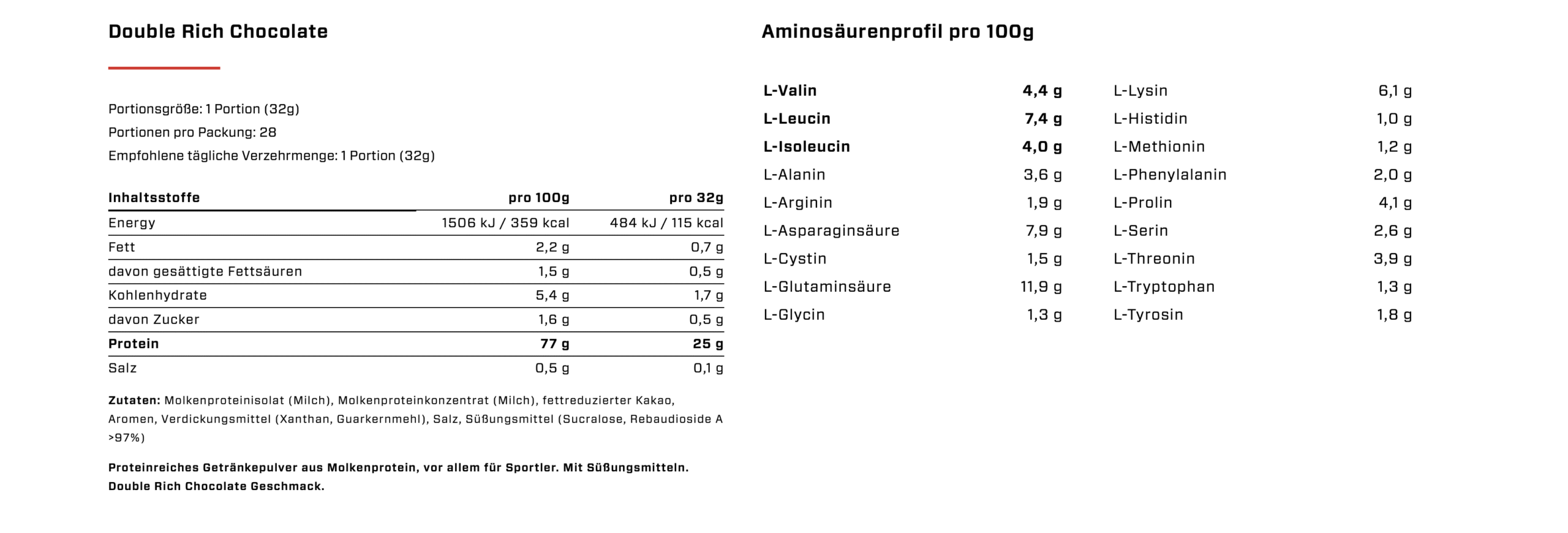 Vast Pro Whey 900g – Bild 11