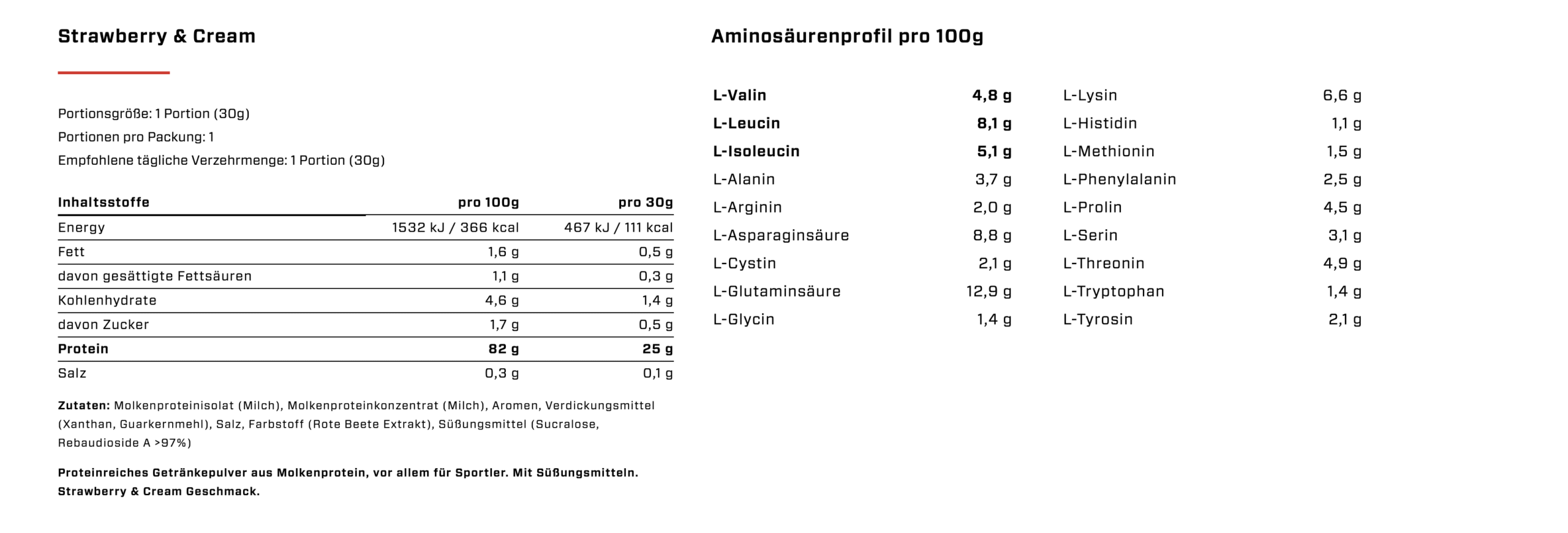 Vast Pro Whey 900g – Bild 15