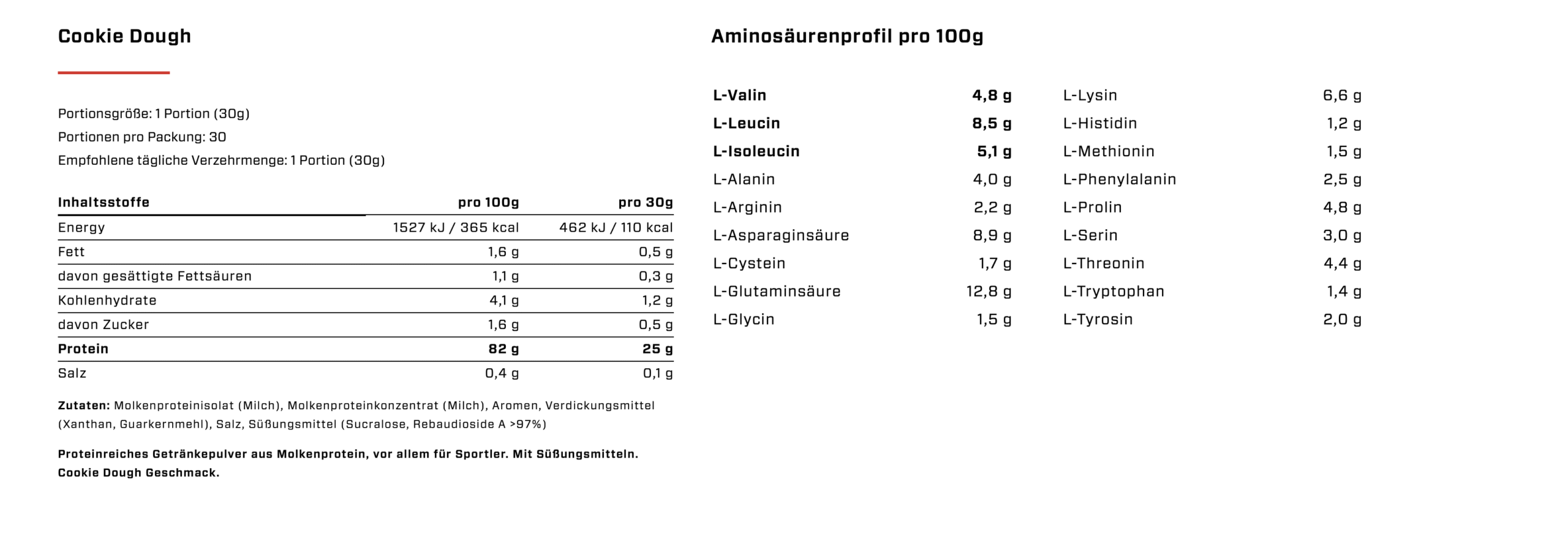 Vast Pro Whey 900g – Bild 16