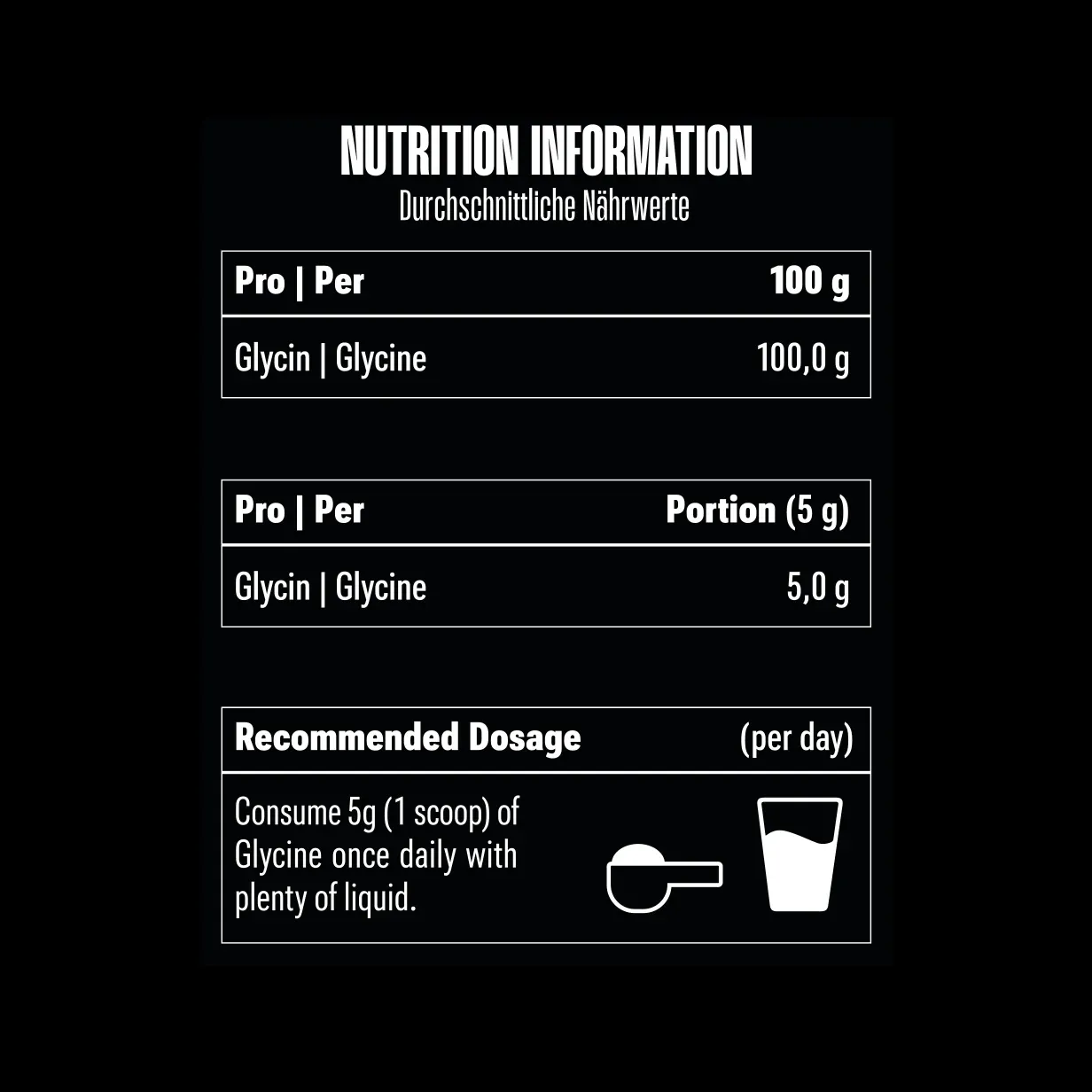 Big Zone Glycin Pulver – Bild 2