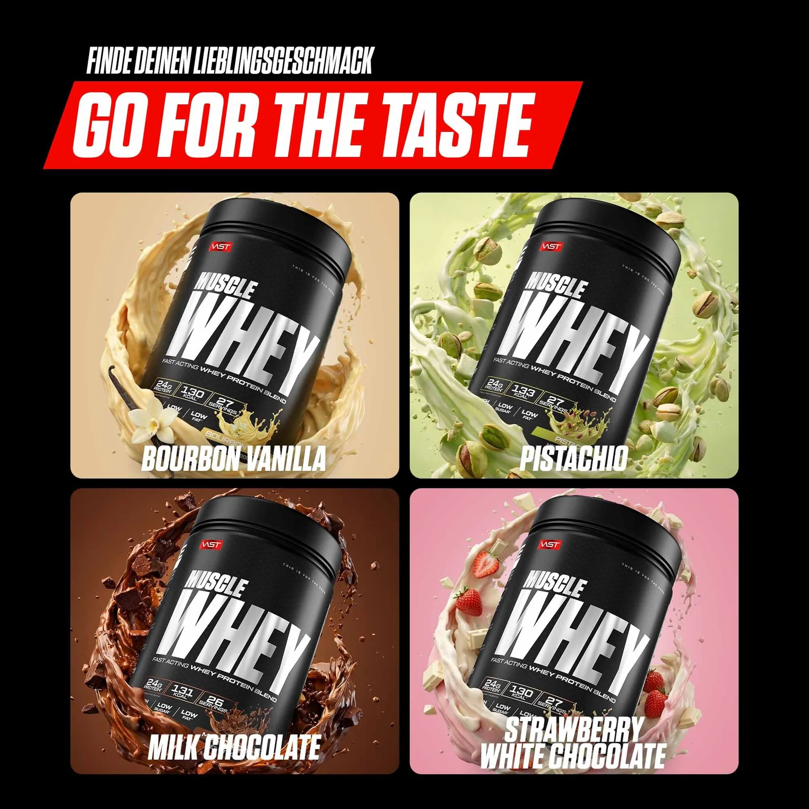 Vast Muscle Whey 900g – Bild 7