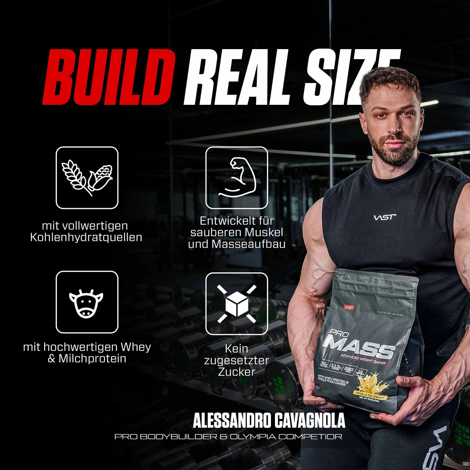 Vast Pro Mass 2700g – Bild 8